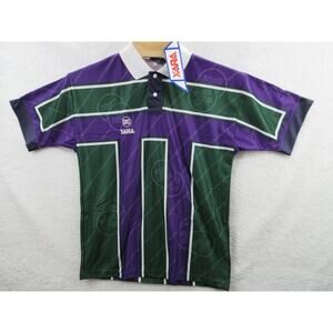 NWT Vintage 90s Y2K Xara Men's Medium Polyester Soccer Jersey Shirt